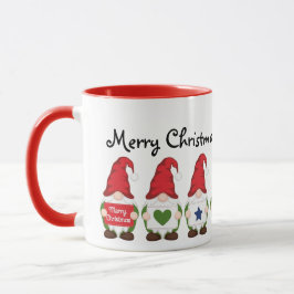 Caneca Gnomo de Natal Personalizado