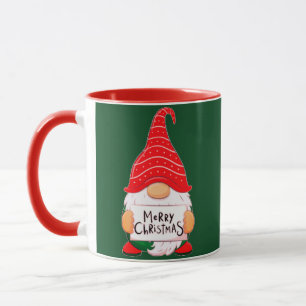 Caneca Gnomo de Natal personalizado