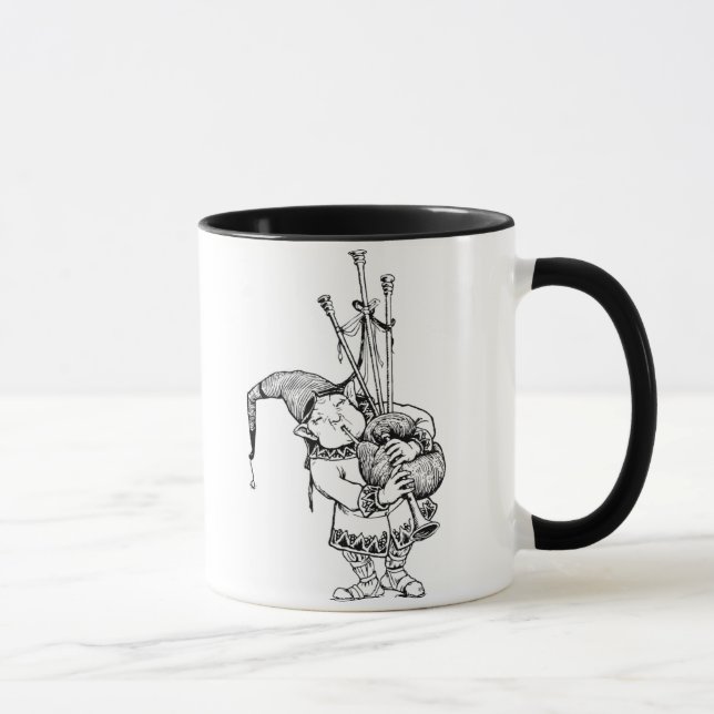Caneca Gnomo e seus Bagpipe (Direita)