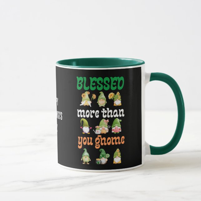 Caneca Gnomos de Dia de São Patrício (Direita)