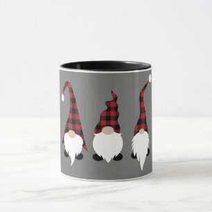 Caneca Gnomos de Natal da Xadrez de Búfalo
