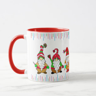 Caneca Gnomos de Natal de Bela Cartoon