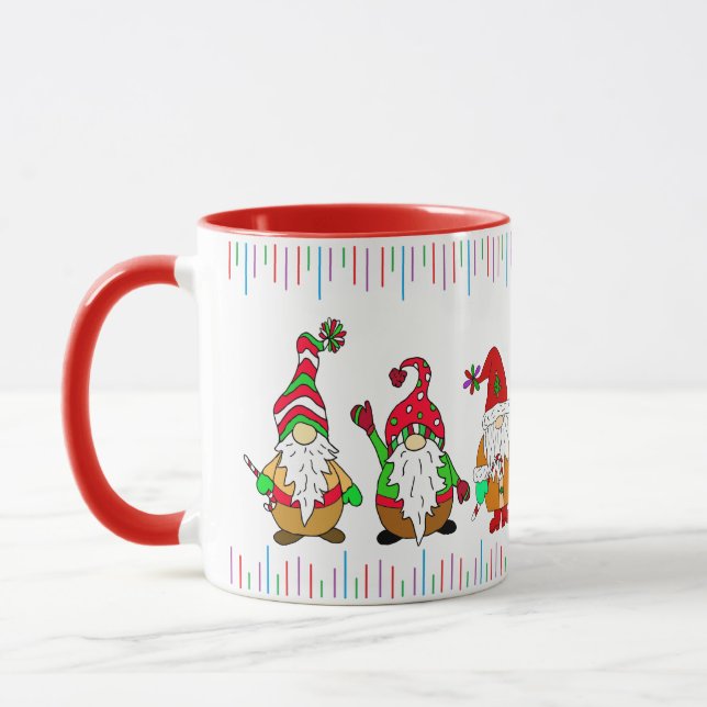 Caneca Gnomos de Natal de Bela Cartoon (Esquerda)