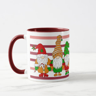 Caneca Gnomos de Natal Festivos Bons