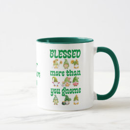 Caneca Gnomos Irlandeses Dias de São Patrícios