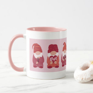Caneca Gnomos Namorados Bonitos Eu Te Amo Arte