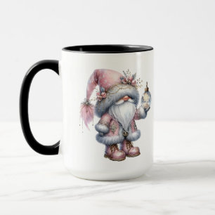 Caneca Gnomos Rosa Fofos