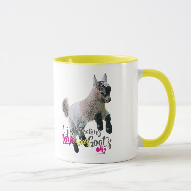 Caneca GOAT AMVE | Eu apenas assusto amor bebezinho OK (Direita)