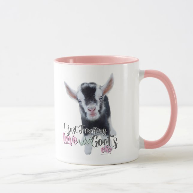 Caneca GOAT AMVE | Eu apenas assusto amor bebezinho OK (Direita)