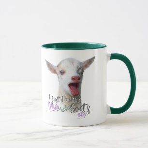 Caneca GOAT AMVE   Eu apenas assusto amor bebezinho OK