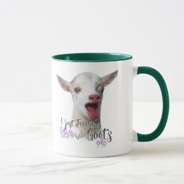 Caneca GOAT AMVE | Eu apenas assusto amor bebezinho OK (Direita)