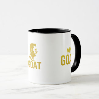 Caneca GOAT Gold Crown Mug – Black & Gold