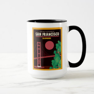 Caneca Golden gate bridge na noite