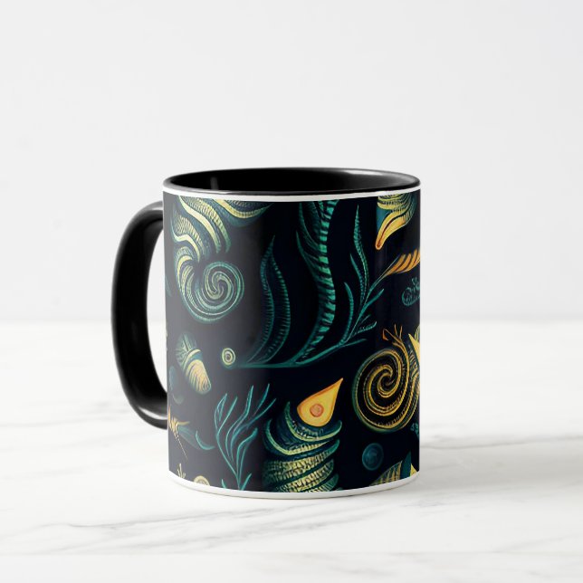 Caneca Golden Reefs (Frente Esquerda)