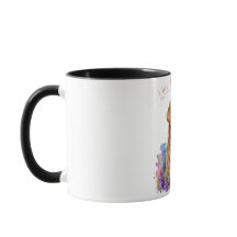 Golden Retriever Floral