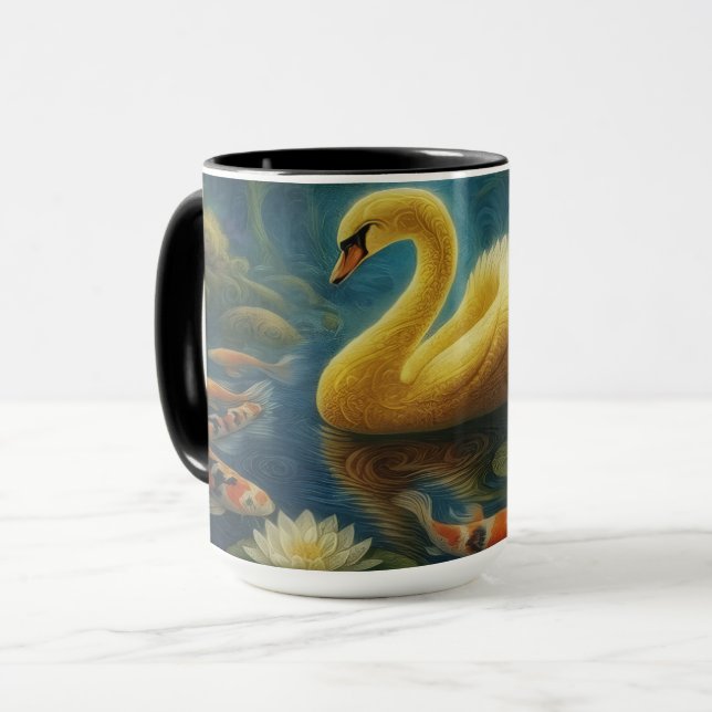 Caneca Golden Swan  (Frente Esquerda)