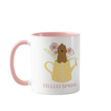 Goldendoodle Na Água