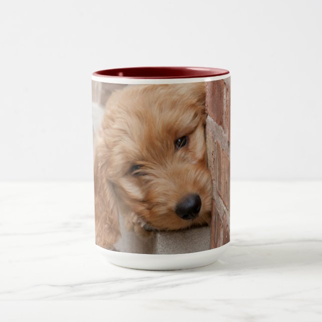 Caneca Goldendoodododle Puppy Pupeking (Centro)