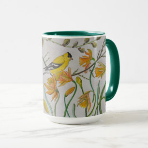 Caneca Goldfinch e Daffidols Mug