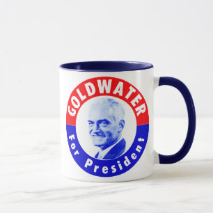 Caneca Goldwater 1964 para o presidente
