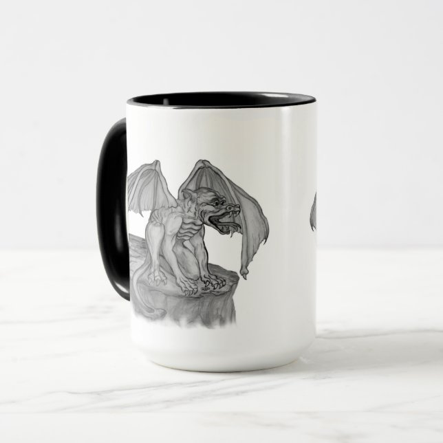 Caneca Golem Gargoyle (Frente Esquerda)