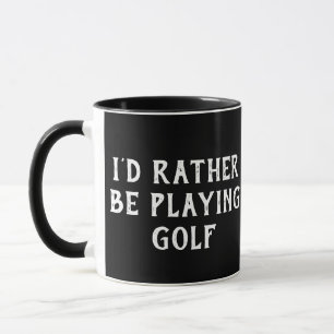 CANECA GOLF EU PREFERIA ESTAR JOGANDO GOLF