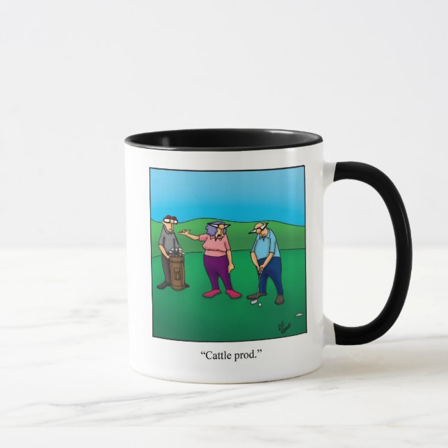 Caneca Golf Humor Coffee Mug Gift (Direita)