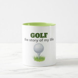 Caneca Golfe, a história da minha vida é engraçada