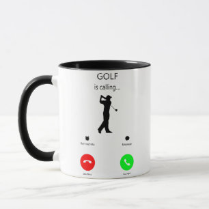 Caneca Golfe Está Chamando, Presente Para Golfista, Prese