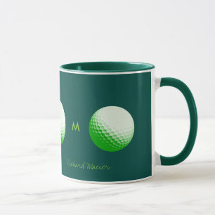 Caneca golfe nomeado