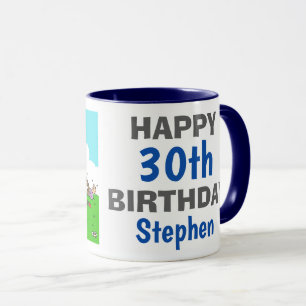 Caneca Golfer com um Tee-Off malsucedido