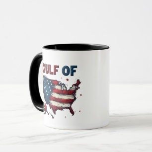 Caneca Golfo da América Mapa Trump EUA Golfo do México