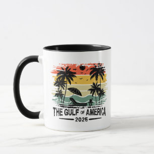 Caneca Golfo da América vintage design patriótico america
