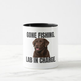 Caneca Gone Fishing Lab no Comando