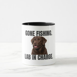 Caneca Gone Fishing Lab no Comando