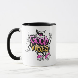 Caneca Good Vibes Graffiti