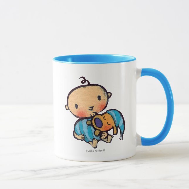 Caneca Goodnight filhote de cachorro adorável dos beijos (Direita)