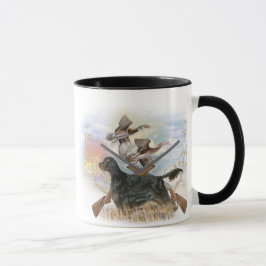 Caneca Gordon Setter Hunts Mug