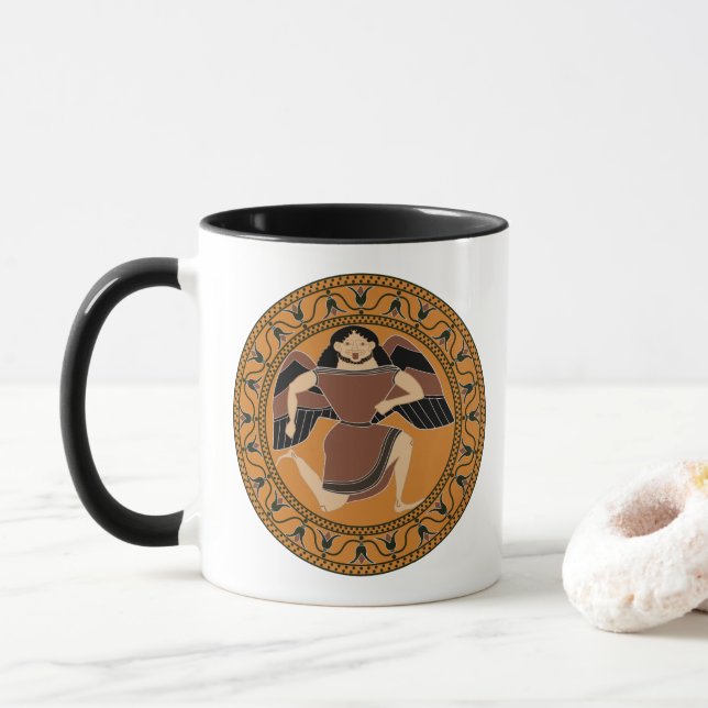 Caneca Gorgon: Terracotta kylix Siana (Com Donut)