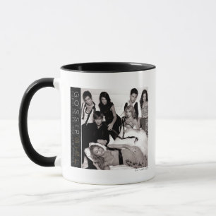 Caneca Gossip Girl Black and White Group Graphic