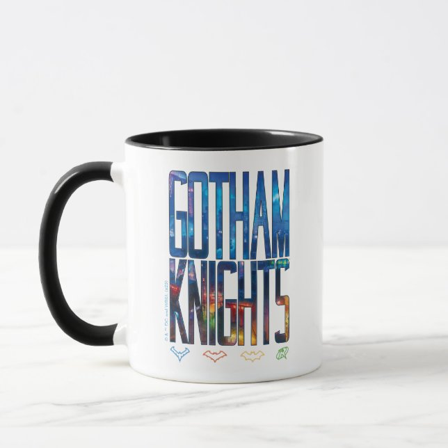Caneca Gotham Knights City Lettering (Esquerda)