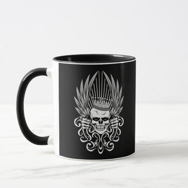 Caneca Gothic King Skull (Esquerda)