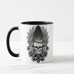 Caneca Gothic King Skull