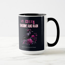 Caneca Gótica de Rosas Rosas
