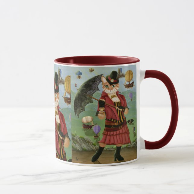 Caneca gótico da arte da fantasia do Victorian do (Direita)