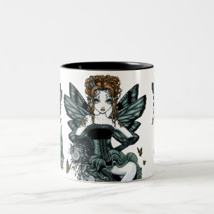 Caneca gótico da fada da borboleta do Couture de