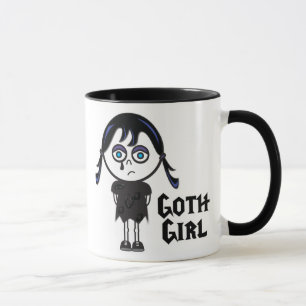 Caneca Gótico Emo Girl, Gótico Emo Girl