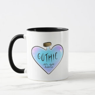 Caneca Gótico ou Go Home Mug (Roxo/Azul)