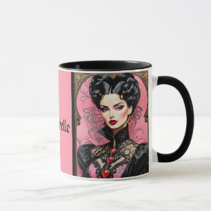Caneca Gótico Rosa Lady Mug