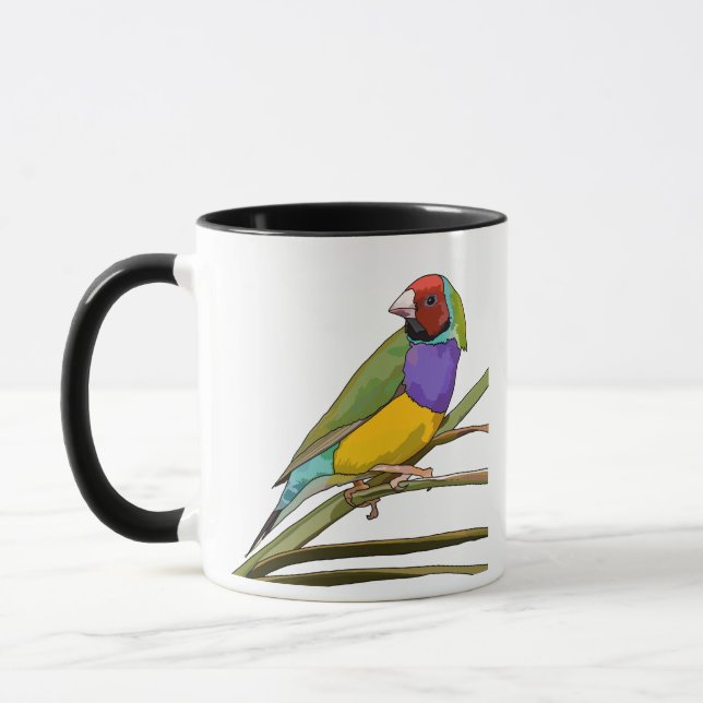 Caneca Gouldian Finch Mug (Esquerda)